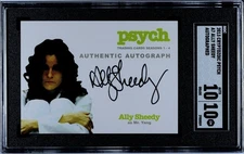 2013 Psych Seasons 1-4 Autograph A7 Ally Sheedy As Mr. Yang SP SGC 10 Auto 10