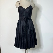 Calvin Klein Micro Pleated Cocktail Dress