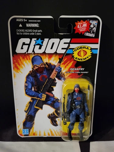 Trooper The Enemy Infantry RED MASK G.I. JOE COBRA 25th Ann COMIC MOC Sealed #3