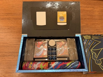 #ad Pokemon Mega Charizard X UPC Ultra Premium Collection Playmat Sleeves Deck Dice $14.99