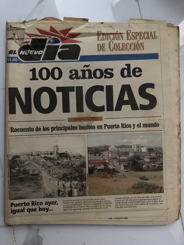 El Nuevo Día Collector's Special Edition Jan 2000 Puerto Rico History News