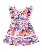 Janie And Jack Floral Lace Trim Dress