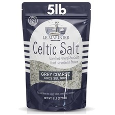 Unrefined French Sea Salt, 5lb Coarse Crystals