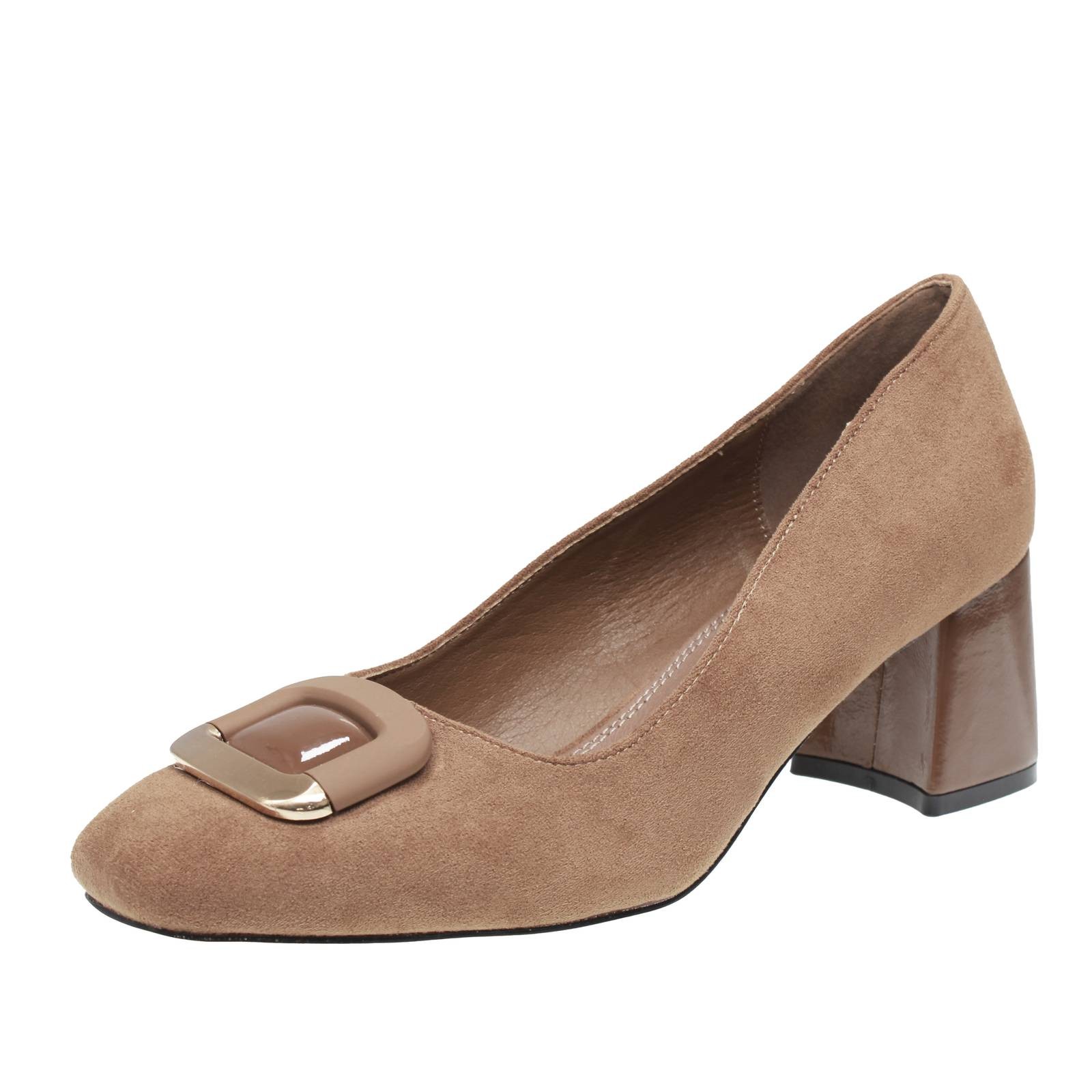 - Stoff mit mittlerem Absatz Sand - Gre 39 245 11090₽