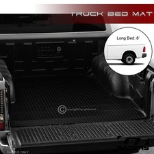 For 2002-2018 Dodge Ram 8 Long Cab Blk Rubber Diamond Truck Bed Floor Mat Liner For 2002-2018 Dodge Ram 8 Long Cab Blk Rubber Diamond Truck Bed Floor Mat Liner