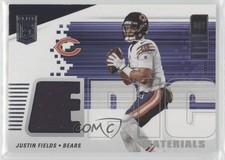 2022 Panini Donruss Elite Epic Materials Justin Fields #EM-15 1c3k