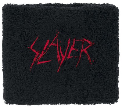 Slayer Schweißband Unisex Logo - Wristband schwarz Standard