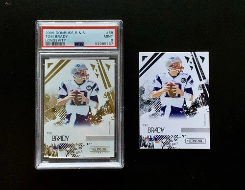 2009 Donruss Rookies & Stars Tom Brady LONGEVITY card #59 - PSA Mint 9!!