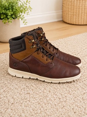 Timberland Graydon Memory Foam Water Resistant Sneaker Boots Brown Men s 9.5