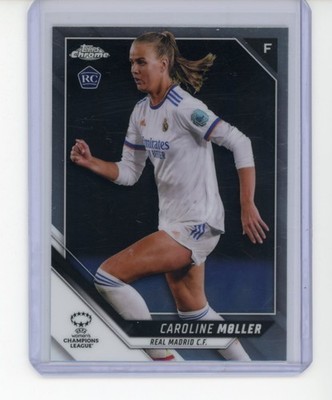 2021-22 TOPPS CHROME WOMEN'S CHAMPIONS LEAGUE CAROLINE MOLLER #44
