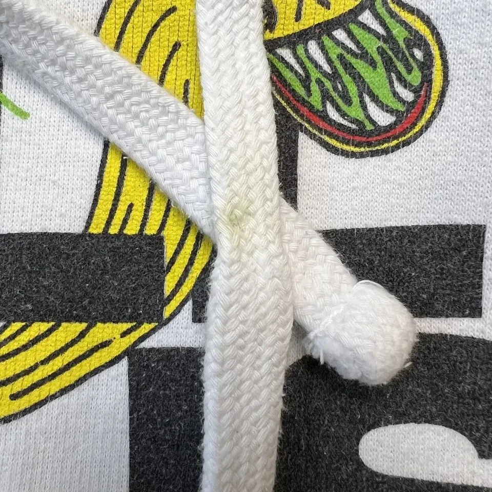 2019 Billie Eilish Sudadera con Capucha Mujer Mediana Blanca Gráfico Serpiente Banda Capucha Sudadera Foto 4 de 4