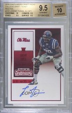 2016 Contenders Draft Picks Red Foil Laremy Tunsil BGS 9.5 GEM MINT Auto 1da