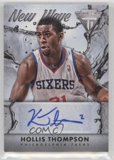 2013-14 Panini Titanium New Wave Signatures Hollis Thompson #28 Auto 0s3