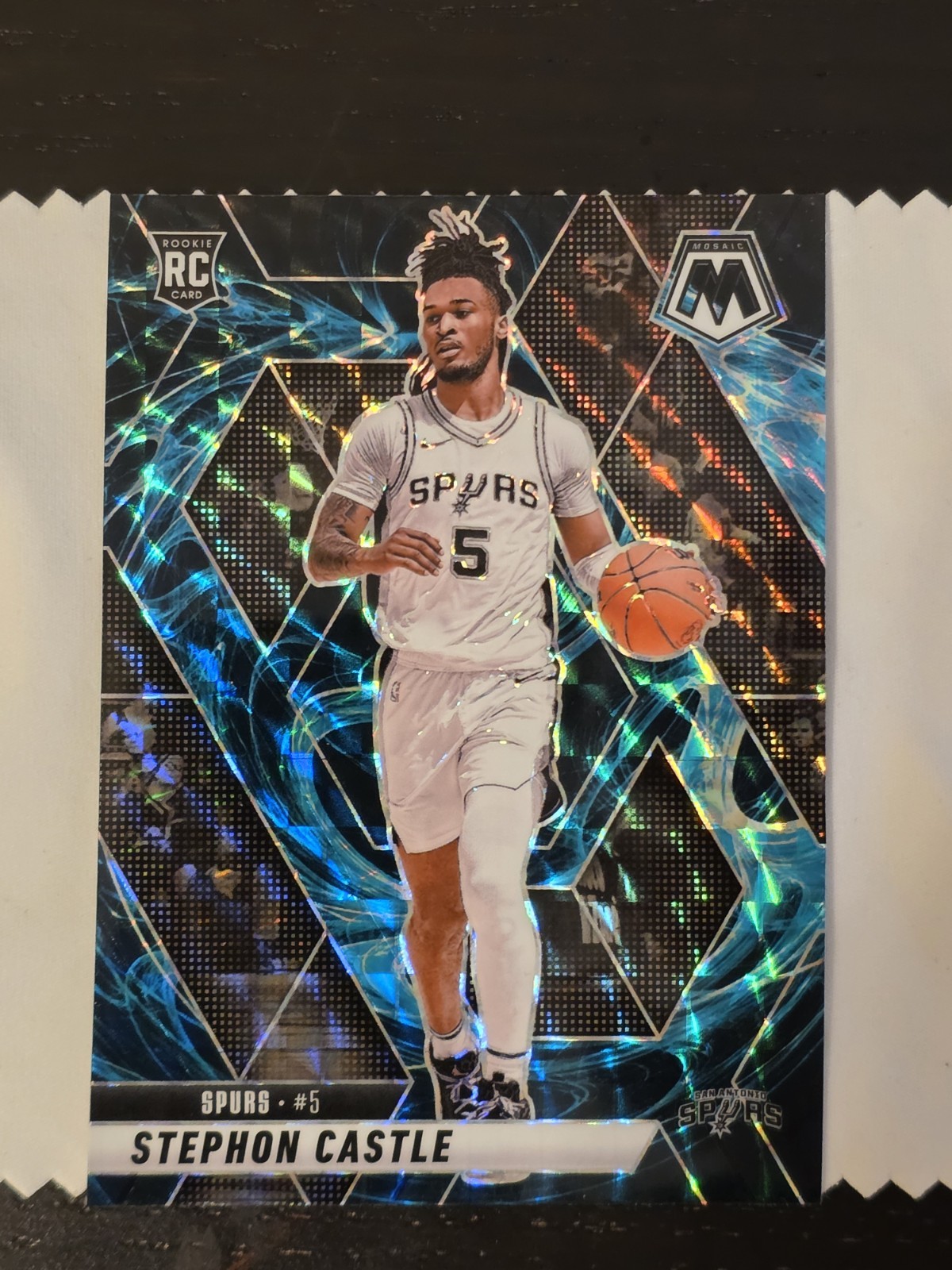 2024-25 Panini Mosaic - Rookies Stephon Castle #236 Genesis Mosaic Prizm (RC)