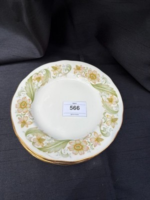 5x Duchess Greensleeves 6,5 Zoll Beilagen/Teeteller Neuwertig/Top Zustand