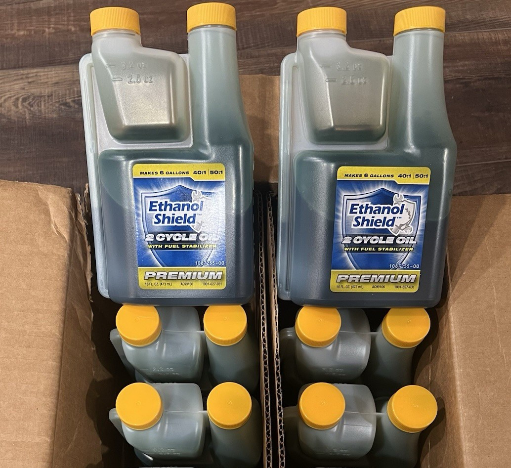 6 Pack 16 oz Ethanol Shield with Fuel Stabilizer Squeeze Bottle 2-Cycle Oil