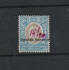 1905/7 Uganda Revenue Bft:11 8a Blue & Grey. Very Fine Used Revenue.