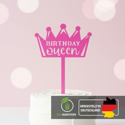 Cake Topper Birthday Queen