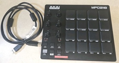 Akai MPD218 16-Pad USB MIDI Controller Pad Trigger Digital Music Production
