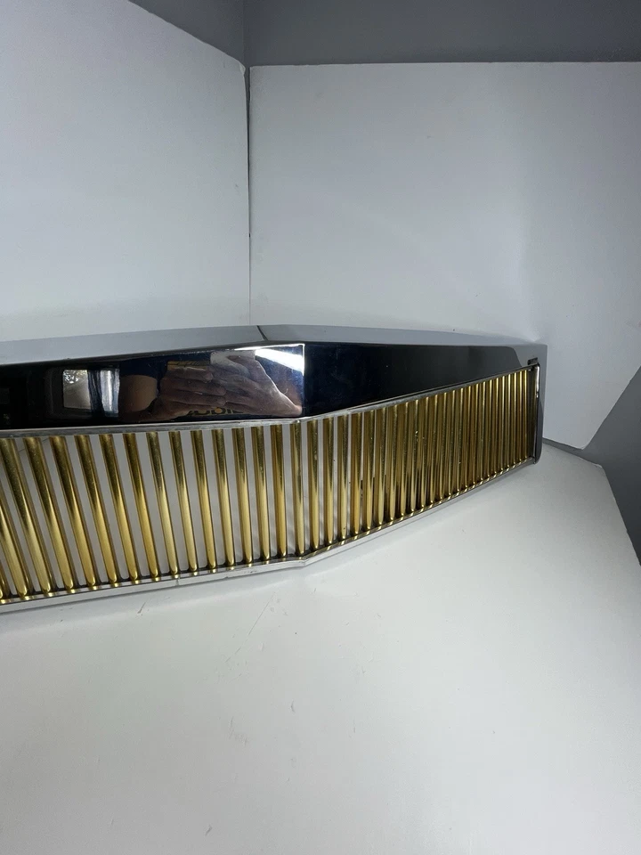 1994-1996 Cadillac Deville Front Chrome And Gold Grill E&G Classic Grille Grill - Image 3 of 4