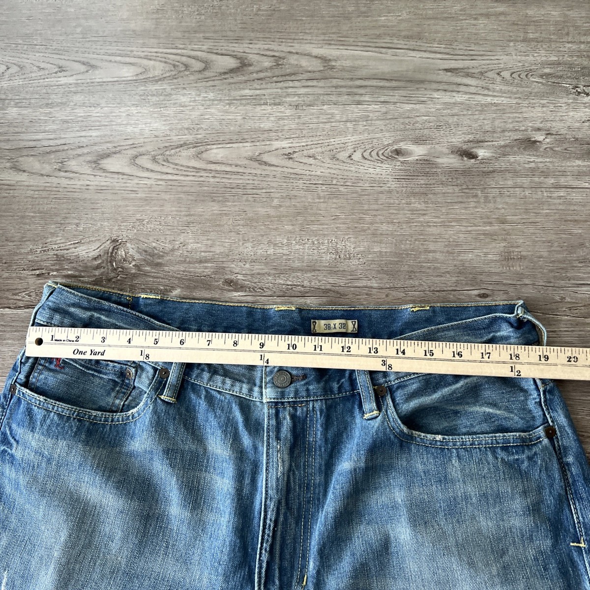 Polo Ralph Lauren Vintage 67 Straight Jeans Men 38 x 32 Nonstretch