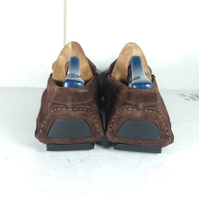 Men\'s Dark Brown Suede Slip-On Loafers HARMONY 783/ NEW! Size 8 Men main image 2