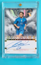 2024-25 Panini Noir Italy Francesco Totti Midnight Auto 4/5
