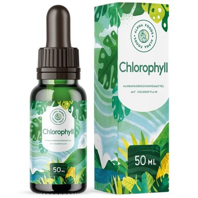 Chlorophyll Tropfen - Flüssiges aus 50 ml (1er Pack), Green 