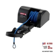 35 lbs Electric Anchor Winch, 12V Boat Anchor Winch-Marine Saltwater Anchor