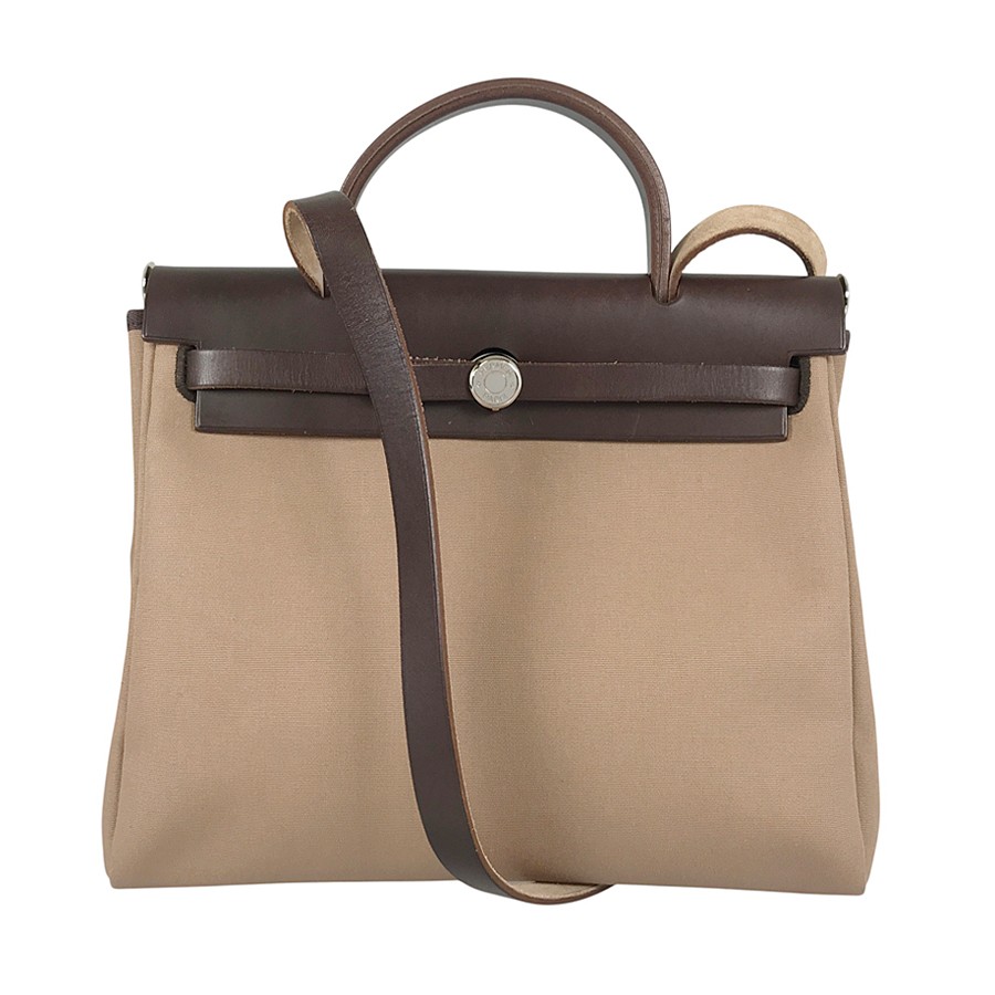 HERMES Herbag PM Toile officier Shoulder bag