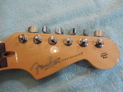 Fender USA American Stratocaster Channel Bound Neck w/Locking Tuners. Excellent.
