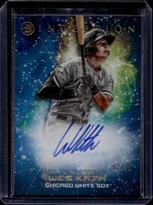 2022 Bowman Inception Primordial Prospects Autographs Blue Wes Kath 52/75