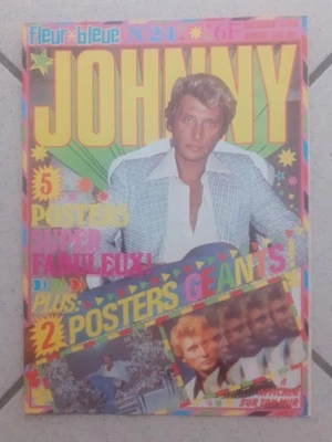 JOHNNY HALLYDAY fleur bleue 24 de 1979 complet - Photo 1/2