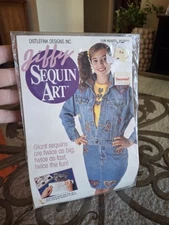 Vintage 1980s Distlefink Jiffy Sequin Art Fun Hearts #33502 New
