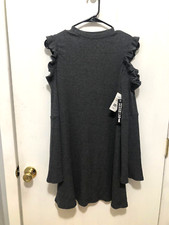NWT Design Lab Lord & Taylor Cold Shoulder Sweater Dress Womens SZ XS