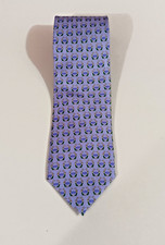 Peter Blair Tie Purple King Angus Crowns 100% Silk Made In USA NWT