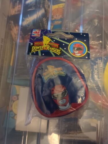 Rare Vintage 1994 Power Rangers Mini Backpack Keyring MMPR - Red Ranger