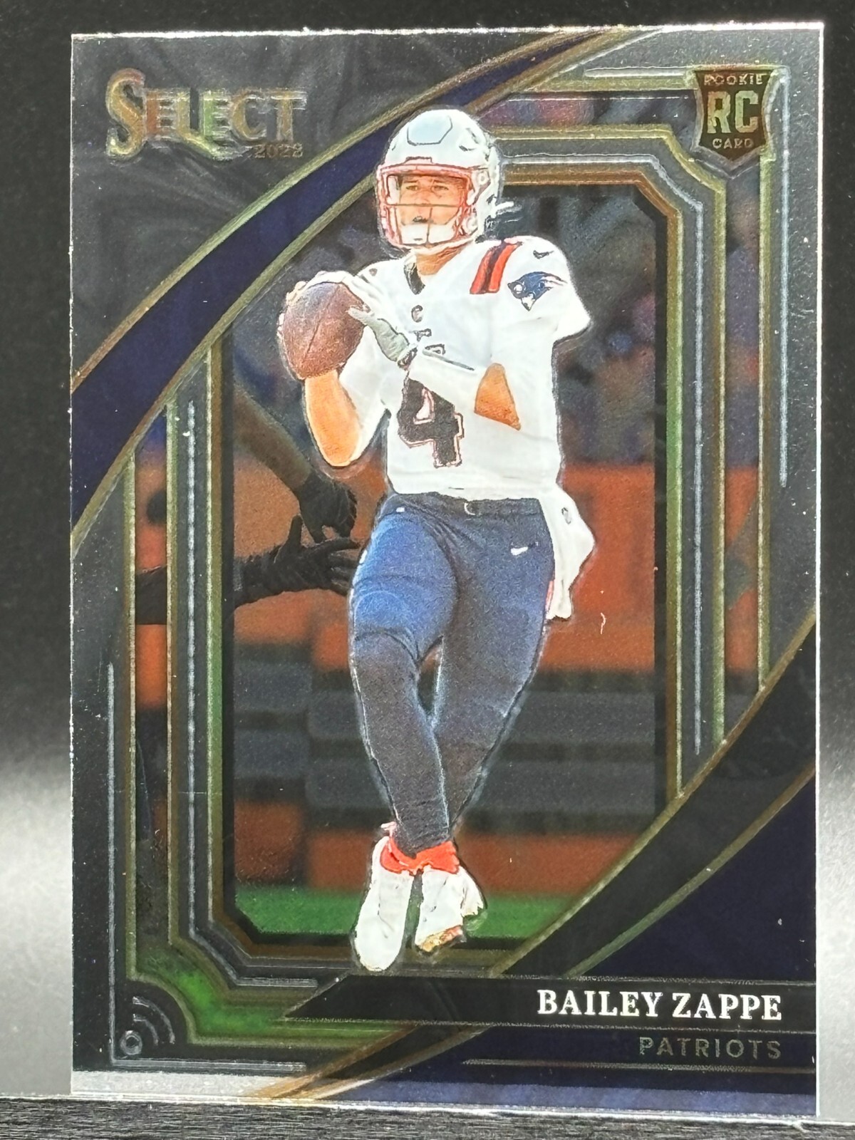 Bailey Zappe 2022 Panini Select Suite Level RC New England Patriots