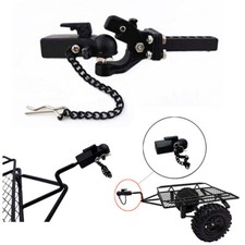 1 Metal Hitch Trailer Hook Receiver for Traxxas SCX10 TRX-4 1/10 RC Crawler Car