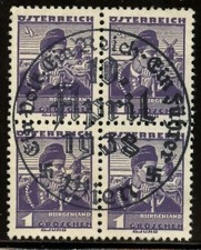 AUSTRIA 354, 1934-35 1g BURGENLAND, VERY NICE CDS REICH CANCEL, USED (AUT378)
