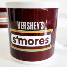Hershey's S'Mores Retro Colorway Coffee Mugs Vintage Lot of 2 8oz HGS2C
