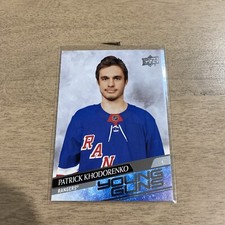 2020-21 UD Extended Series - PATRICK KHODORENKO Young Guns RC #709 New York Rang