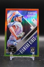 Clayton Kershaw, Los Angeles Dodgers, 2018 Donruss Optic, Red/Yellow, #14