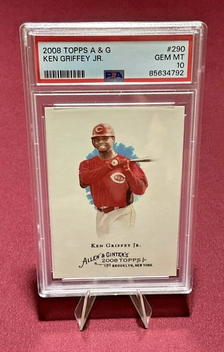 2008 Topps Allen & Ginter's - KEN GRIFFEY JR. #290 - PSA 10 - HOF - Reds