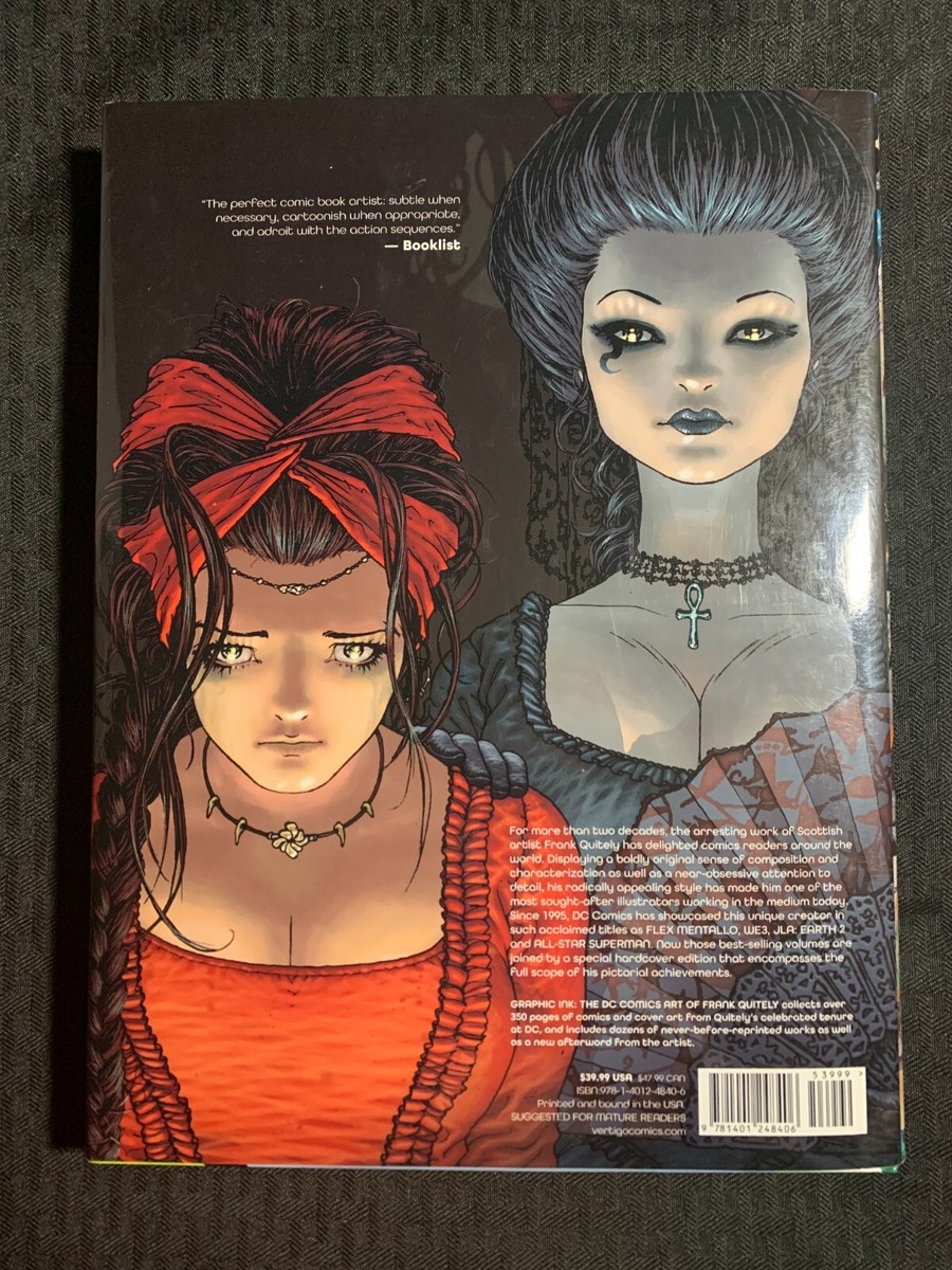 2014 GRAPHIC INK The DC Comics Art of Frank Quitely HC/DJ VF+/FN+