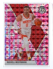 19-20 Mosaic Pink #134 Russell Westbrook Base Rockets