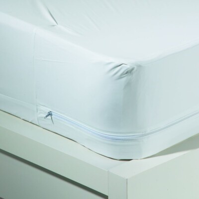 Crib/Toddler Bed Size Heavy-Duty Vinyl ZIPPERED Waterproof Mattress Cover