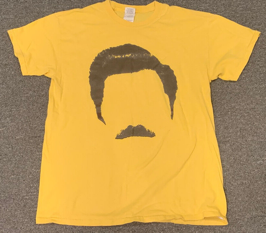 Ron Swanson Parks and Recreation T-Shirt Sz M 2011 NBC TV Show