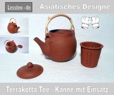 Tee - Kanne, Keramik/Terrakotta, 1 Teekanne, Asiatisches Designe #4