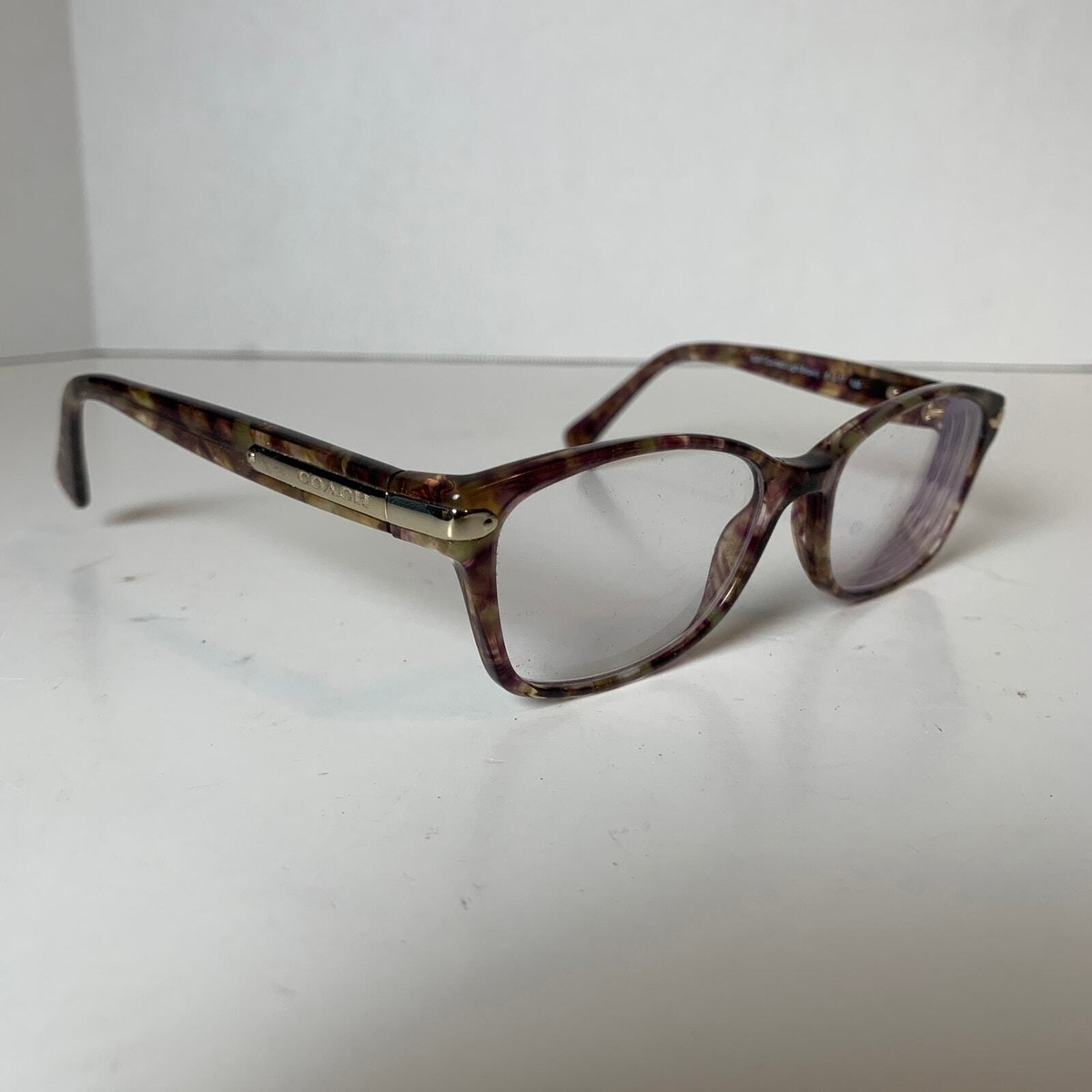 Coach Womens HC6065 Confetti Light Brown Clear 51-17-135  display picture 2